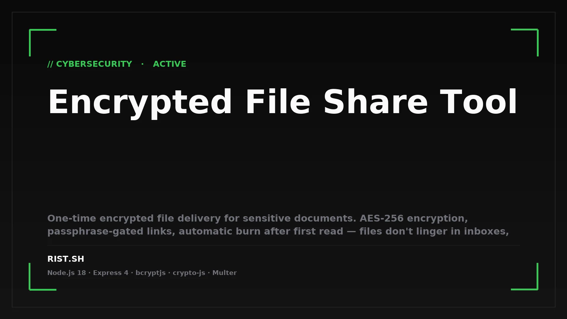 Encrypted File Share Tool